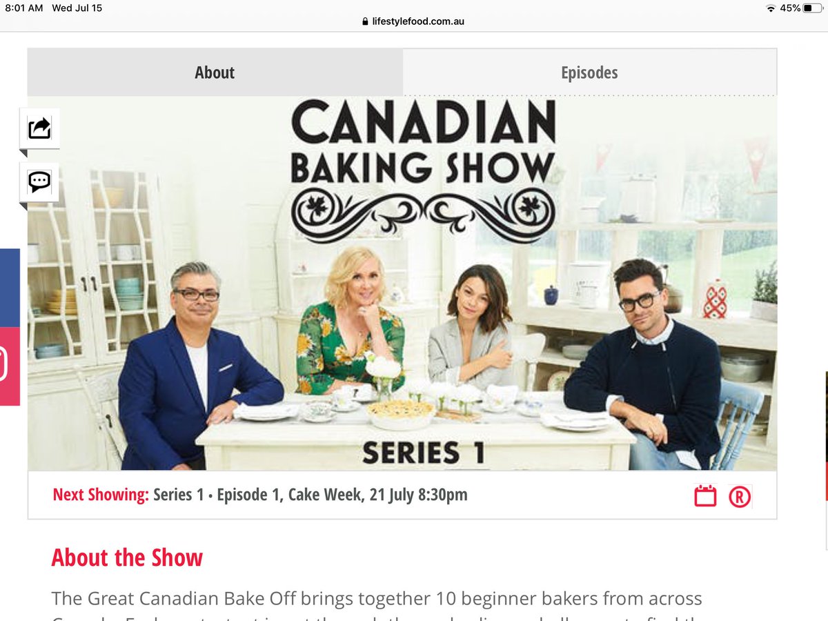 judebakes's tweet image. How fun! We debut on Aussie TV next week! #gcbs #cbcbakingshow