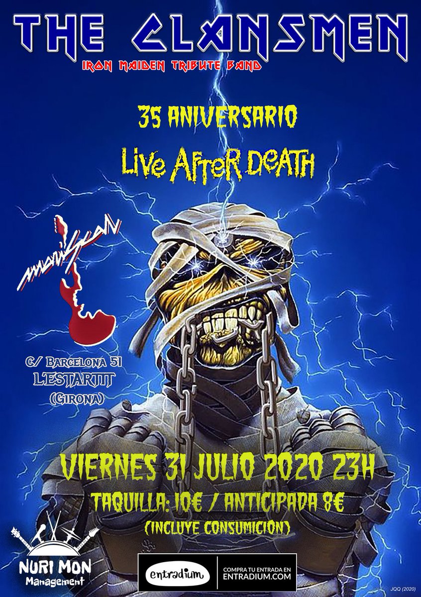 BOLOS JULIO
<a href="/elpajarolocotr1/">elpajarolocotributo</a> <a href="/TheClansmen/">TheClansmen</a> <a href="/SalaMariscal/">Mariscal</a> #LoquilloyTrogloditas #IronMaiden #covers #HardRock #heavymetal #scorpions