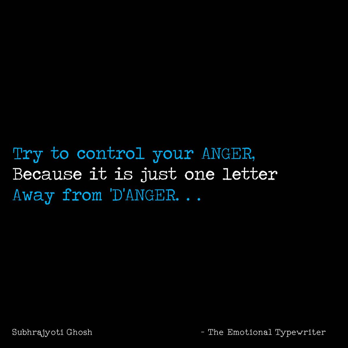 EmoTypewriter's tweet photo. #anger #angermanagement #oneletter #away #from #danger #TheEmotionalTypewriter #TET https://t.co/L0Ae1gVGuQ