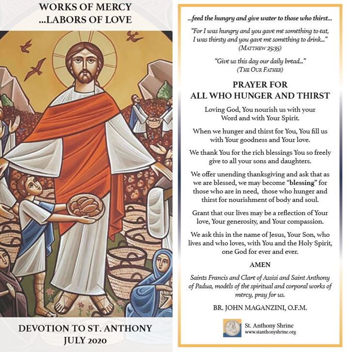July Devotion Prayer Cards. stanthonyshrine.org/giving/gift/
