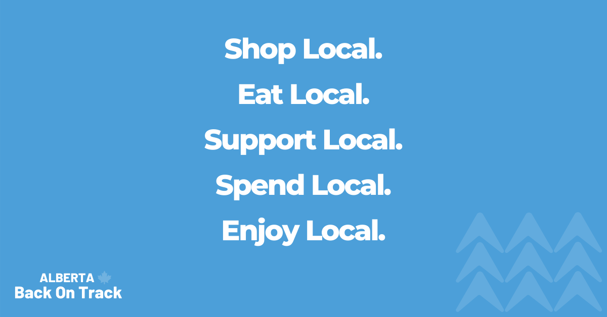 InItTogetherAB's tweet photo. Just take a moment to think about where you're investing your dollars next time you pull out your wallet.

#ABBackOnTrack #InItTogether #InItTogetherAB #alberta #edmonton #calgary #yegbiz #yycbiz #Here4YYC #SupportLocalYYC #yyc #yeg #YYCBusiness #YEGBusiness #ShopLocalYYC https://t.co/7Hq8aZ1uVt