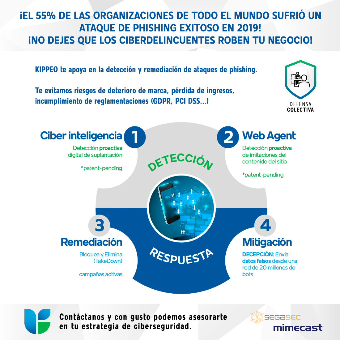 KIPPEO_Tech's tweet photo. En KIPPEO podemos apoyarte en tu estrategia de ciberseguridad. 
Contáctanos: 
✉️almah@kippeo.com
☎️+52 (55) 1555-6631
#PrevenciónAntesqueReacción #Ciberseguridad #SeguridadInformatica #Cybersecurity #predictivedefense #cybersecurityexpert #ciberataques #ciberdefensa #cyberattack https://t.co/ErmTgeNtRN