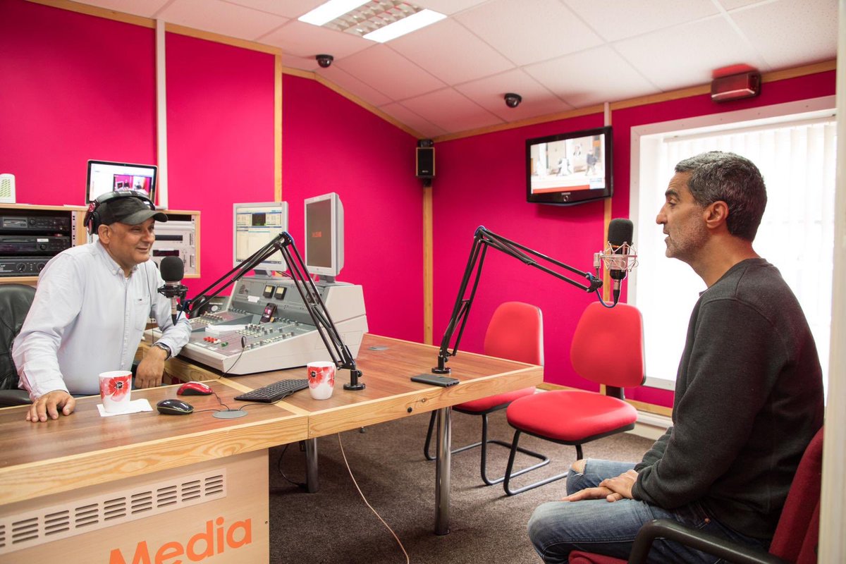 Here’s a snap 📸 from our #Bradford Activator <a href="/talish_butt/">Talish Butt</a>, who went live yesterday on SpiceFm107 to talk to them &amp; all their listeners about everything Breaking Boundaries 😁 #breakingboundaries