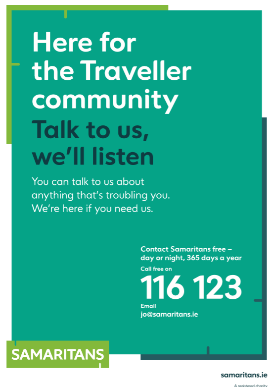SamaritansIRL's tweet photo. Wishing the Traveller Community all the best for Traveller Pride Week which is celebrating the ethnicity and culture of the Traveller Community. If you need us, we’re here
#Diversitywithin #TPW2020 #TravellerPride https://t.co/fu1IImX1a3