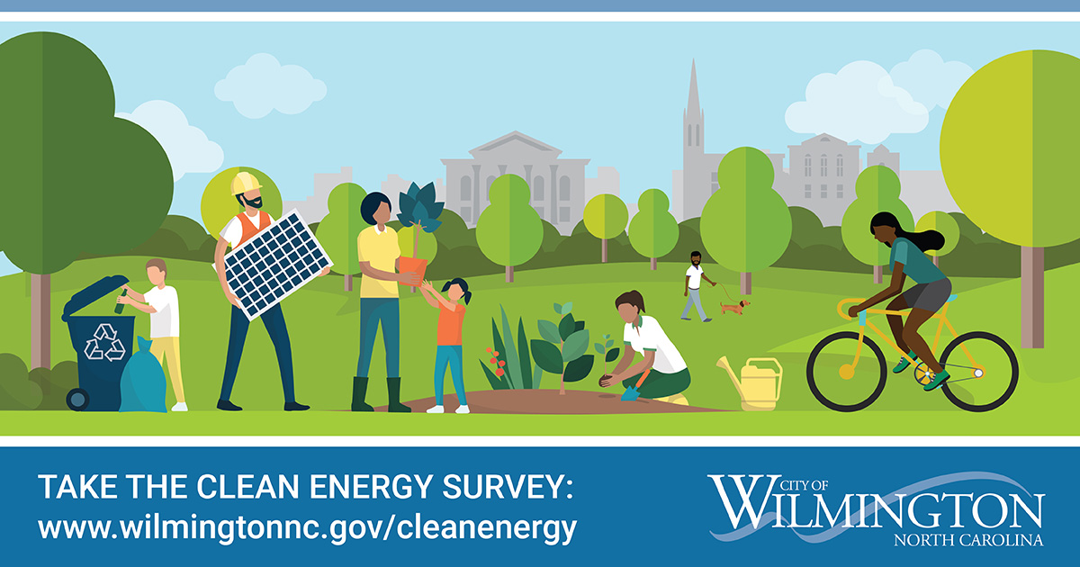 The City of Wilmington wants to hear from YOU! To share your thoughts on policies and strategies that would incorporate more Clean Energy goals into our community's future, please complete the survey linked here before July 24th. ow.ly/yrO150AsPZb