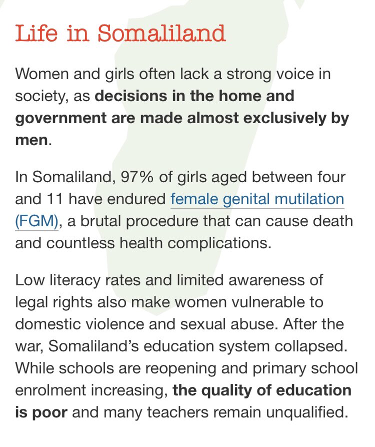 In Somalia, is FGM inflicted on self-identified girls?