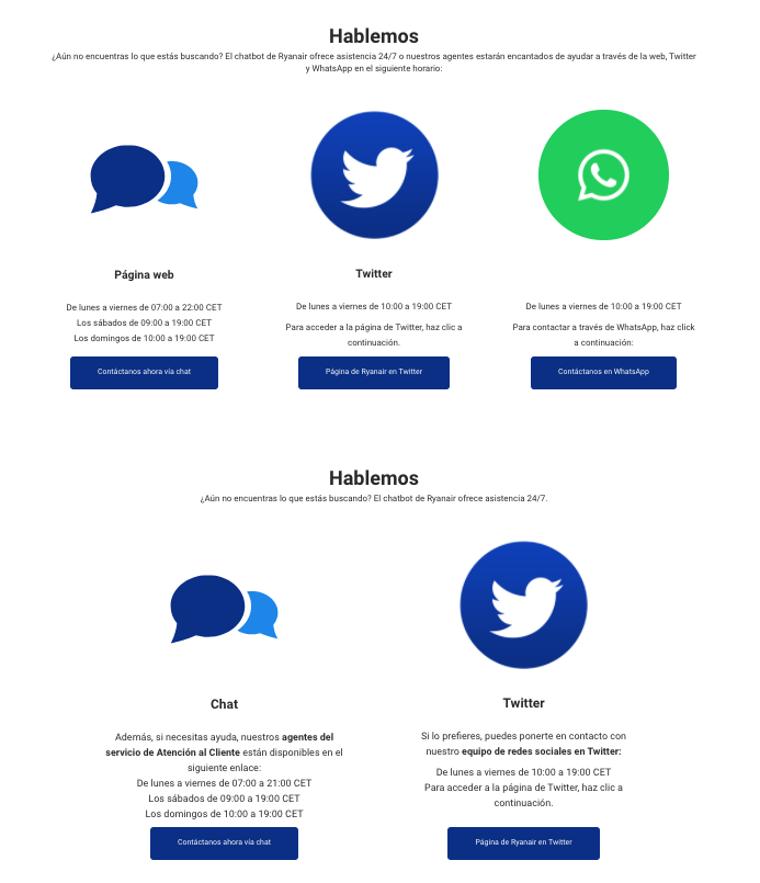 alejandrocoding's tweet image. Ryanair PM: Quiero 5 iconos en la sección de contacto
UI Designer: Sólo tenemos 3 formas de acceso
PM: He dicho que quiero 5
UI: Pero... si sólo tenemos 3...
PM: Duplica dos y que sean 5
@Ryanair_ES #Design #Apps #Life #Jokes
