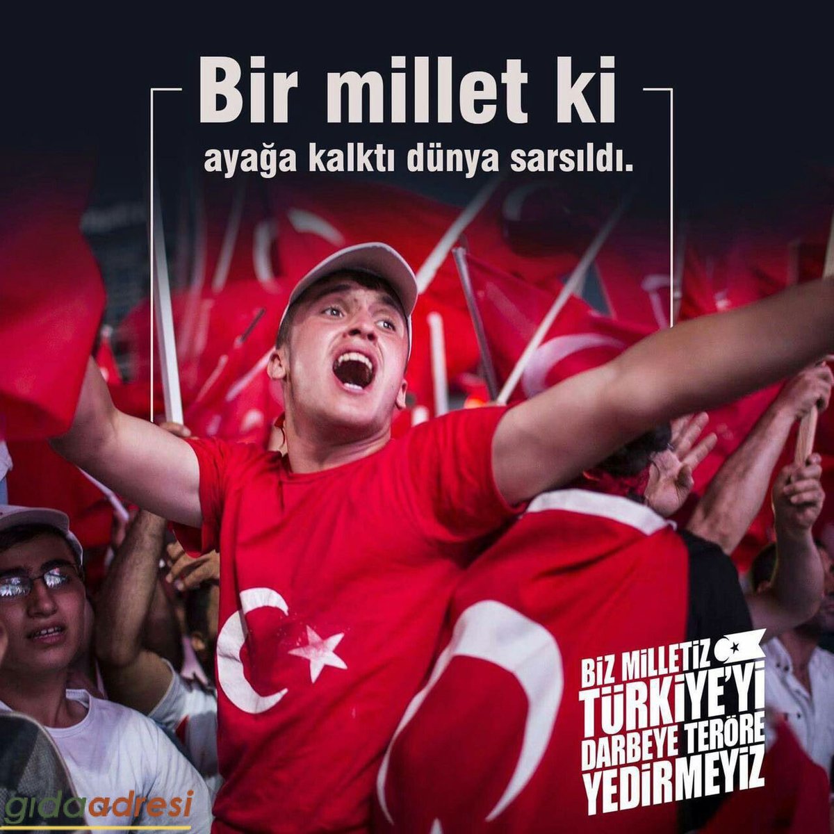 Gıda Adresi olarak tüm Türkiye'nin 15 Temmuz Demokrasi ve Milli Birlik gününü kutluyoruz. 
---------------------------------------
#15temmuz #15 #15temmuz #15temmuzşehitlerköprüsü  #15temmuzşehitlerköprüsü