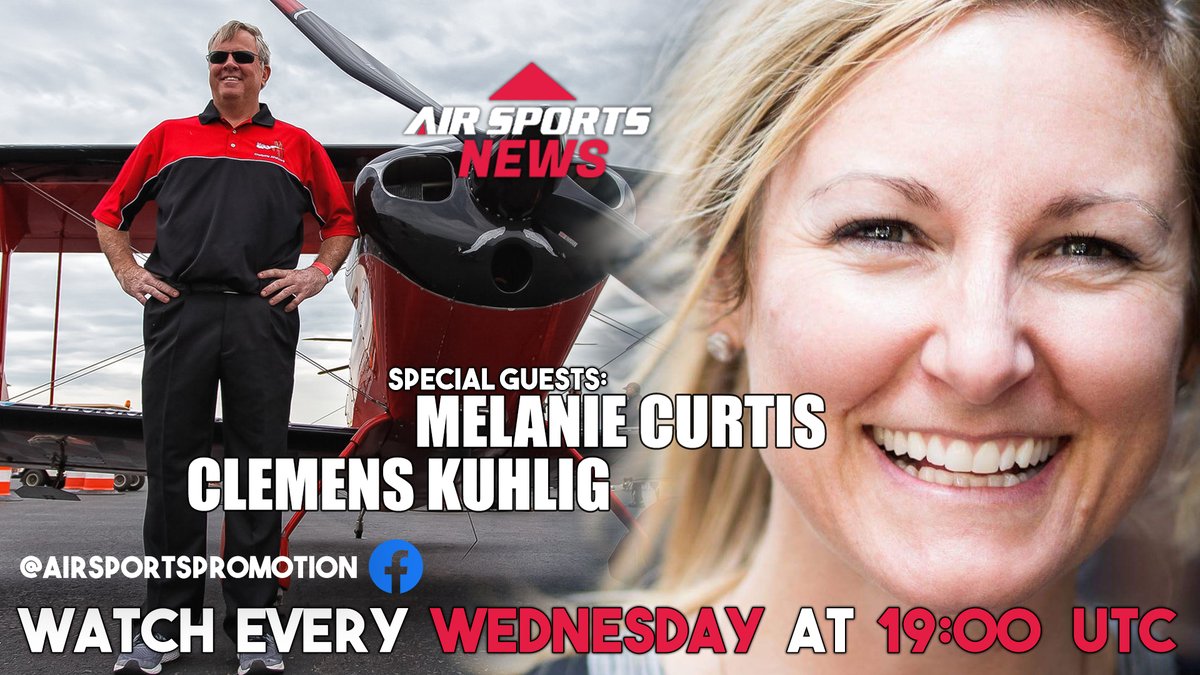 Another Air Sports News episode is coming in few hours... With Special Guests - @11melaniecurtis and <a href="/ChefpittsA/">Chefpitts Airshows</a> :)

#regantetlow #airsportsnews #airsportsfan #airsportspromotion