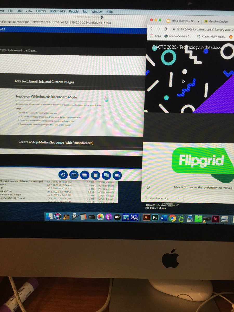 growingstem's tweet photo. We are talking FlipGrid ⁦@GACTE⁩ https://t.co/8kLHjzR9mG