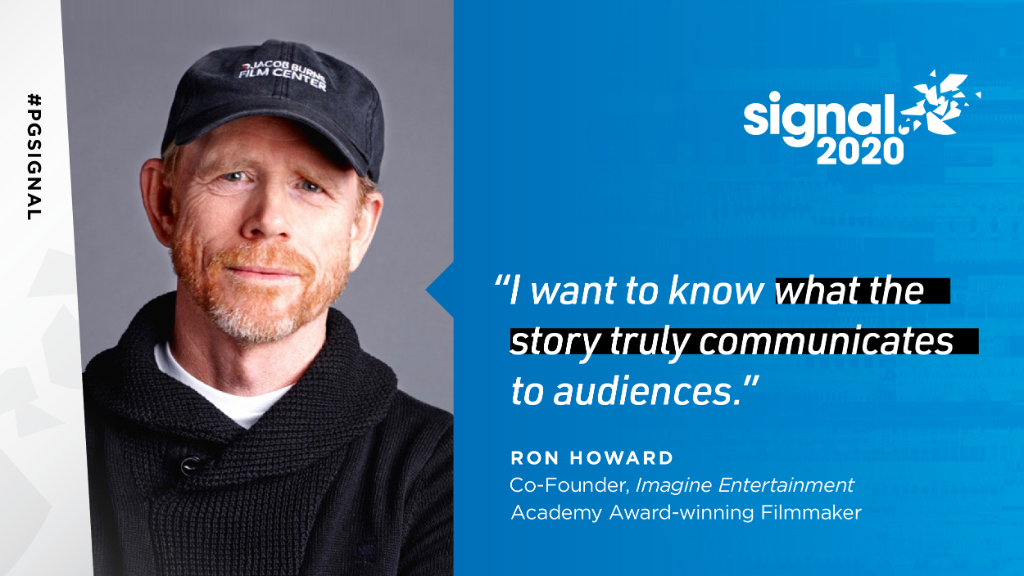 Procter Gamble Signal Has Officially Begun Realimagine Co Founder Realronhoward Shared How Brand Inspired Storytelling Is Changing The Future Of Entertainment Join The Conversation Using Pgsignal T Co Hyqqfdjfap