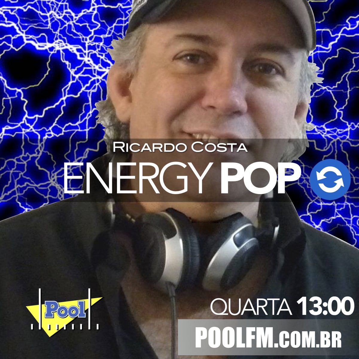poolfmoficial's tweet photo. Comece a tarde de QUARTA com a energia do Pop e do #RicardoCosta com a reedição do #EnergyPop e não esqueça de aumentar o som e recarregue suas energias na #PoolFM 13:00h https://t.co/etlZq6WUPP