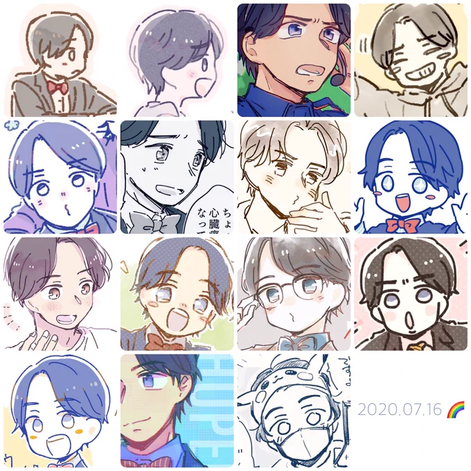 気休めに作った過去絵詰め流してまた後日お祝いしますね…シュペさんたくさんの笑いと癒しをいつもありがとう…?? 