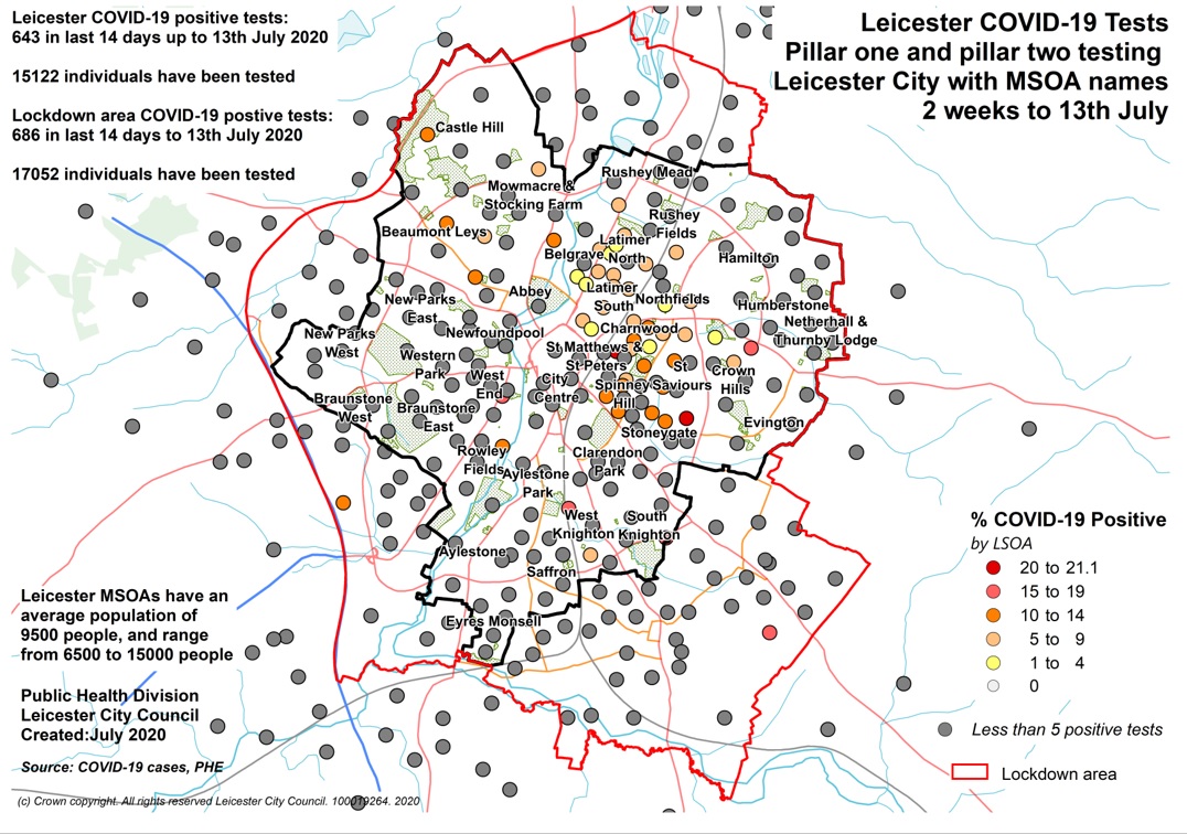 CityMayorLeic's tweet photo. Data highlights only 10% of #Leicester showing higher transmission rates – should have had this information weeks ago to focus efforts. Other 90% must share my anger that delay in data caused unnecessary and unjustified #LockdownLeicester. Read more here: https://t.co/30uqDMMNOW https://t.co/ZvAy6vTTSn