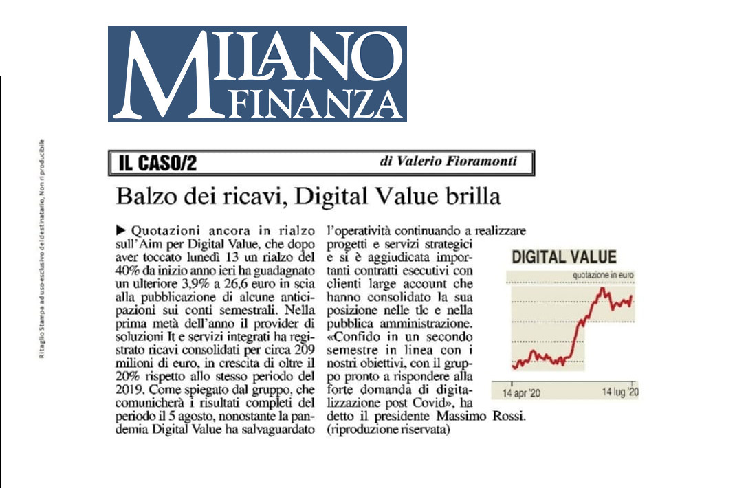 DigitalValueSpa's tweet photo. Balzo dei ricavi, Digital Value brilla

LEGGI ARTICOLO >> https://t.co/XBq6CIMdPL

#parlanodinoi @MilanoFinanza https://t.co/MNzpm9F1BR