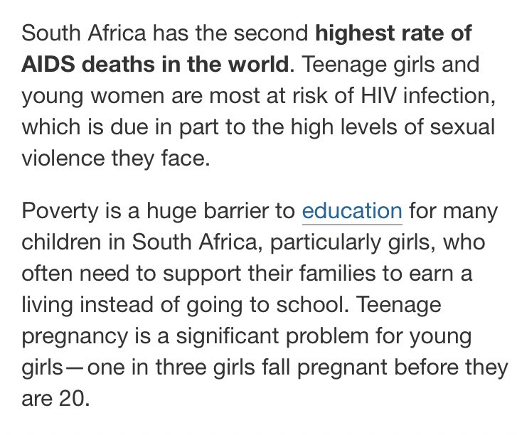 In South Africa, are self-identified girls at equivalent risk for HIV and teenage pregnancy?