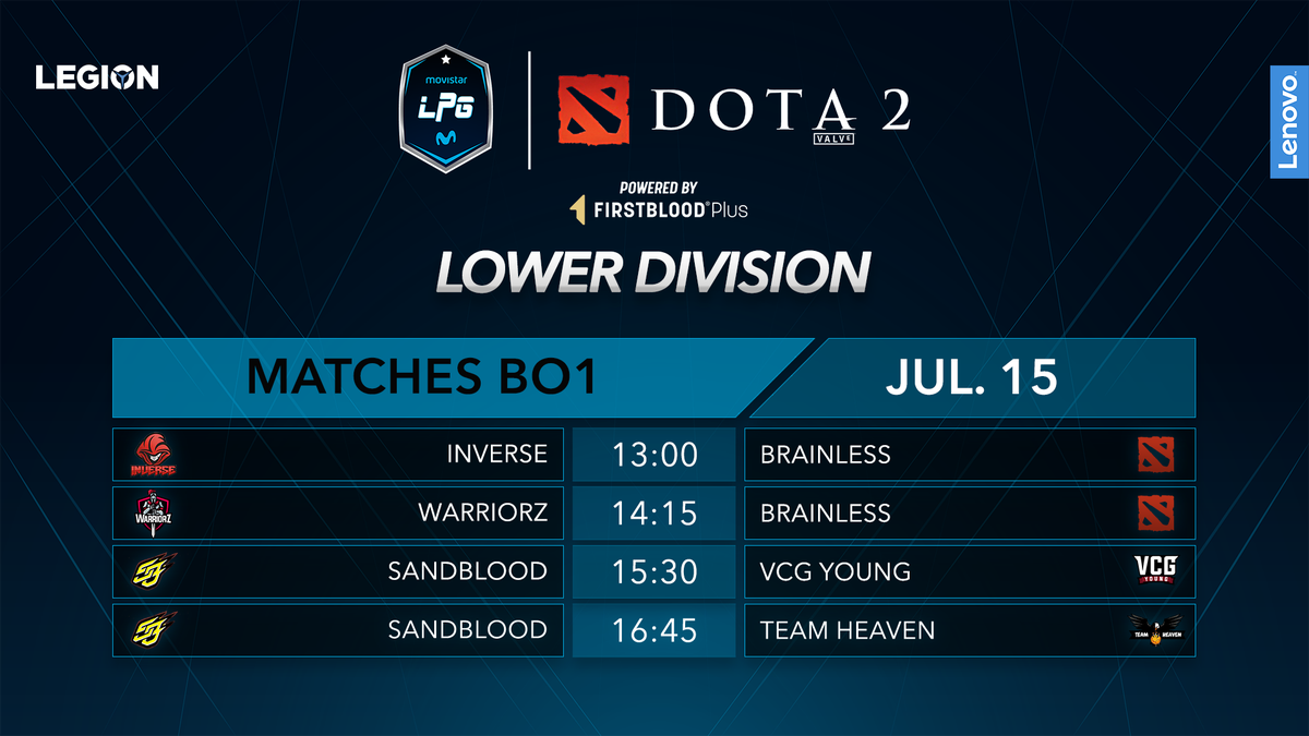 LGW_gg's tweet photo. #Dota2 #LowerDivision
¡Hoy continúa la Movistar Liga Pro Gaming de Dota 2!
⏰A partir de la 1 de la tarde tendremos 4 enfrentamientos BO1 en la Lower Division:
#MovistarLPG #esports https://t.co/46S7btakM3