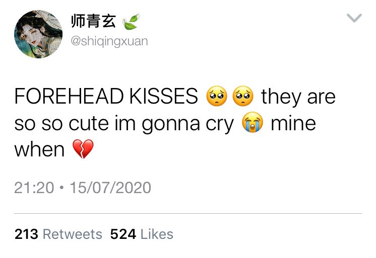 31. hualian forehead kisses  also he xuan do something