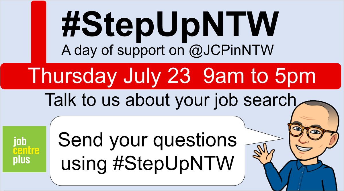 As lockdown restrictions gradually ease, the jobs market is beginning to grow again. Are YOU ready to Step Up? Check out #StepUpNTW on Thursday 23 July, when organisations across our region will join with us to share information on jobs, training courses and jobsearch help.