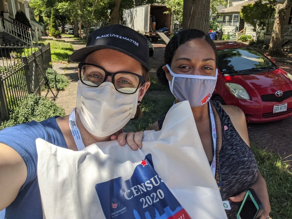 FACE_CMSD's tweet image. FACE team members pounding the pavement in the #CompleteCountCLE Census blitz yesterday. Making sure that #CMSDcounts and #allkidscount @CLEMetroSchools @EricGordon_CEO @FACE_Carla