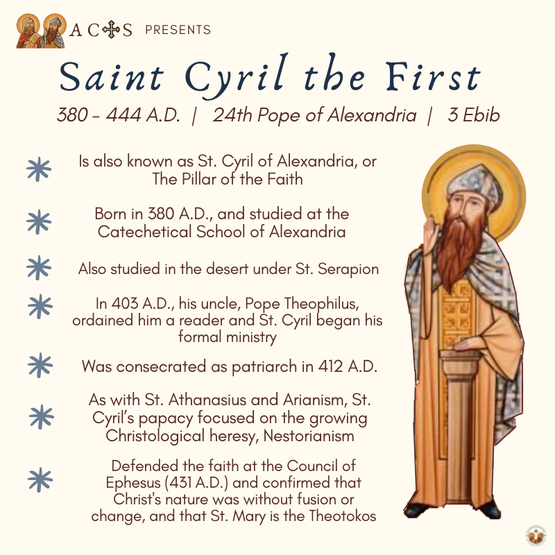 ActsLibrary's tweet photo. Who were St. Athanasius and St. Cyril? The patron saints of our school were defenders of the faith. They believed in the importance of theological education, as do we. If you'd like to learn more about ACTS programs, sign up for an info session at https://t.co/RhaXLAawXC https://t.co/ukRzOdtSpw