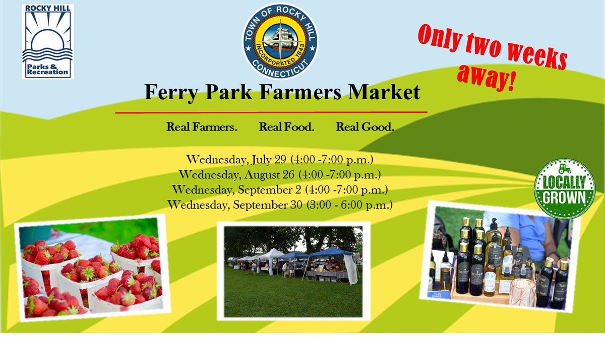 Getting excited!!! Our Farmers Market is only two weeks away...... Oh yeah, Mother Nature NO RAIN please!!