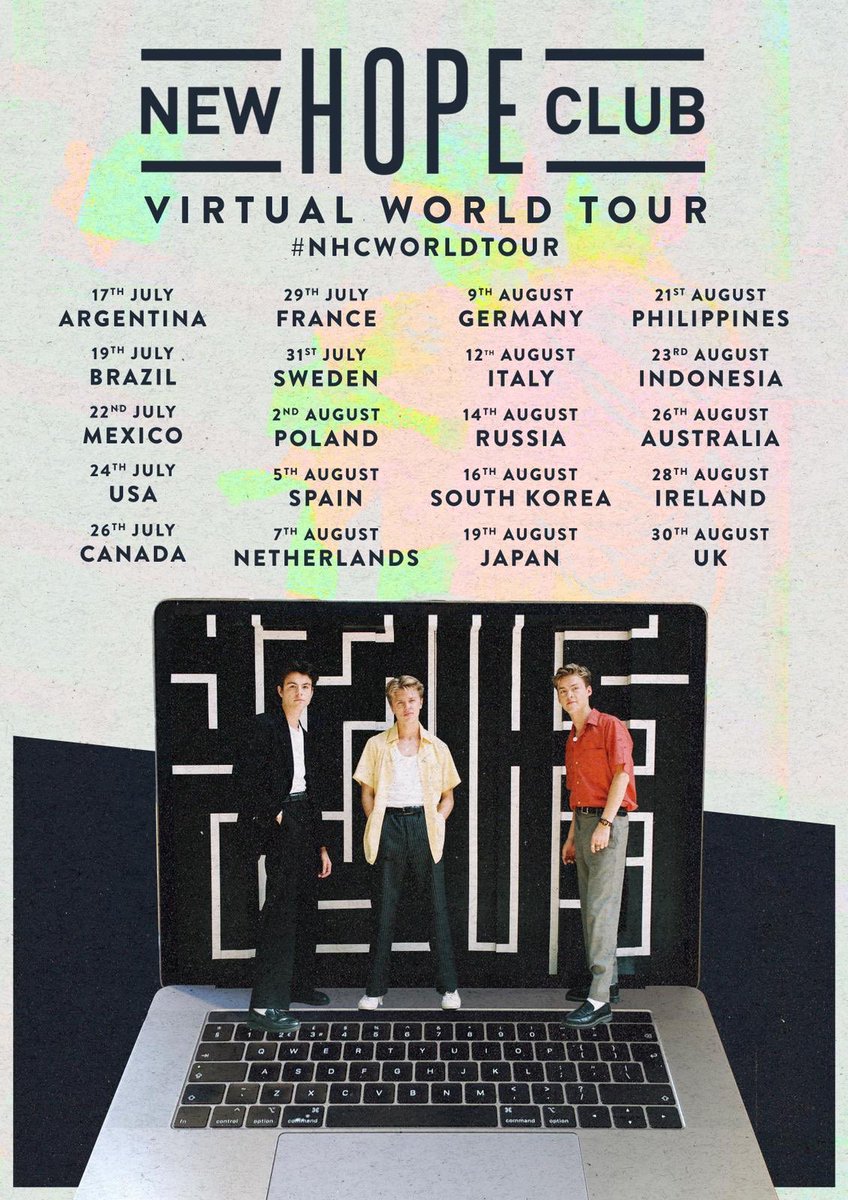NewHopeClub's tweet photo. We're hosting some virtual meet &amp; greets on our tour! Just sign up here for a chance to be selected 😀 
https://t.co/hUvKlNiMEH https://t.co/eqRVMgh8Tv