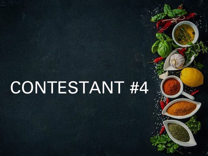 LewisDining's tweet image. Lewis Dining Challenged 4 students to make a dish with 5 mystery ingredients! Chicken, buttermilk flour, edamame, pina colada mix, and fried Mac and cheese!
Like this post to Vote for Contestant #4: Jerk Chicken on Edamame Hummus, Mac N' Cheese Biscuit, and Piña Colada Sorbet