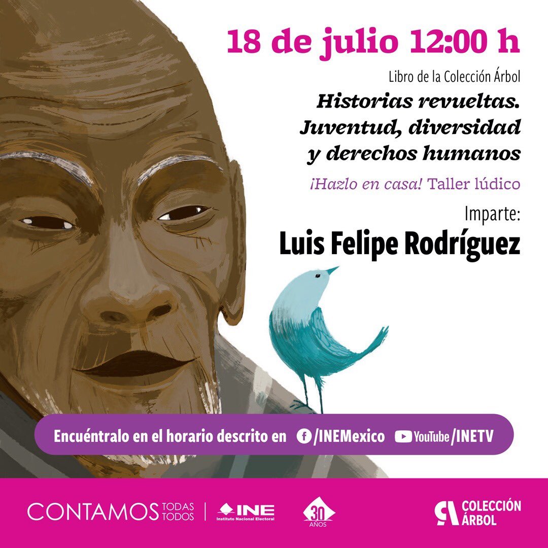 No se lo pierdan este próximo 18 de Julio en punto de las 12:00 horas a travez del canal oficial de Youtube del INE así como de la pagina oficial en Facebook. #INE #QuedateEnCasa