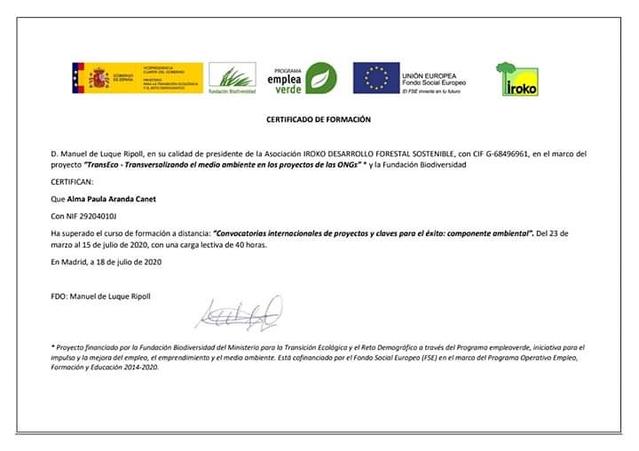 Unlimitedwheel's tweet photo. Enhorabuena  @AlmaCanet  por ésta estupenda certificación.
La verdad es que trabajar en equipo con una mujer tan implicada es todo un lujo, tenemos muy presente #FormacionAmbiental en todos los proyectos #concienciaporlasalud
Eres enorme compañera !!

https://t.co/CCoEFldrB4 https://t.co/i2xcBxXRzy