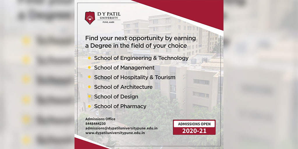 vijayBagali3's tweet photo. #DYPUPune #DYPatilPuneAdmissions #Admissions2020 #dypatiluniversitypune #DYPUP #dypatil #pune #dypsoa #dypsom #dypsoet
#aicte #dte #coa #msbte #byjus #toppr #sports #fittness
#motivation https://t.co/Kiazz3uR2Z