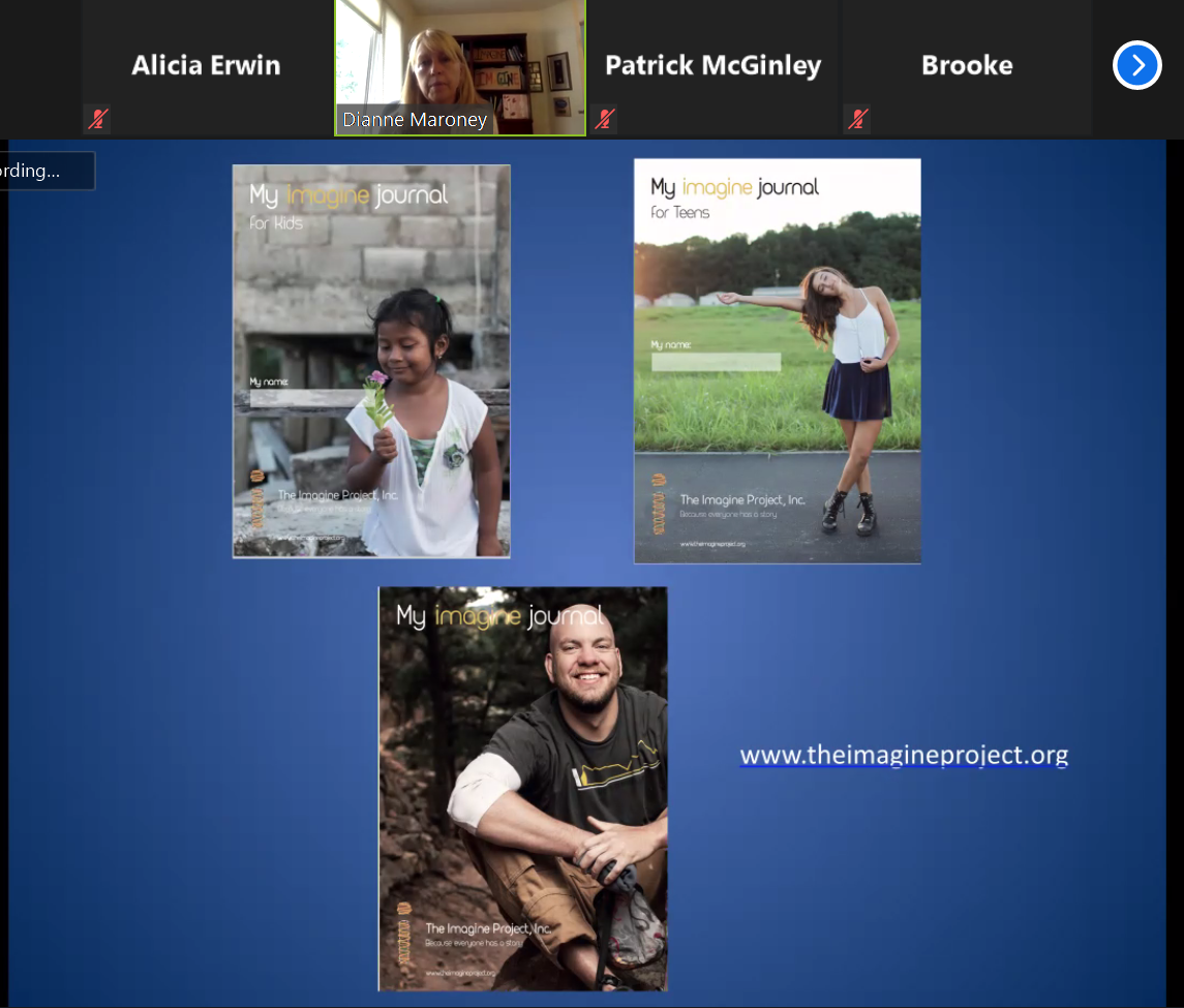 Erwin13Alicia's tweet photo. #TheImagineProject is a powerful tool for ALL of us to use as a way to share our own stories and create positive futures for ourselves! @diannemaroney #2020SEBW https://t.co/1V9Icf6bEm