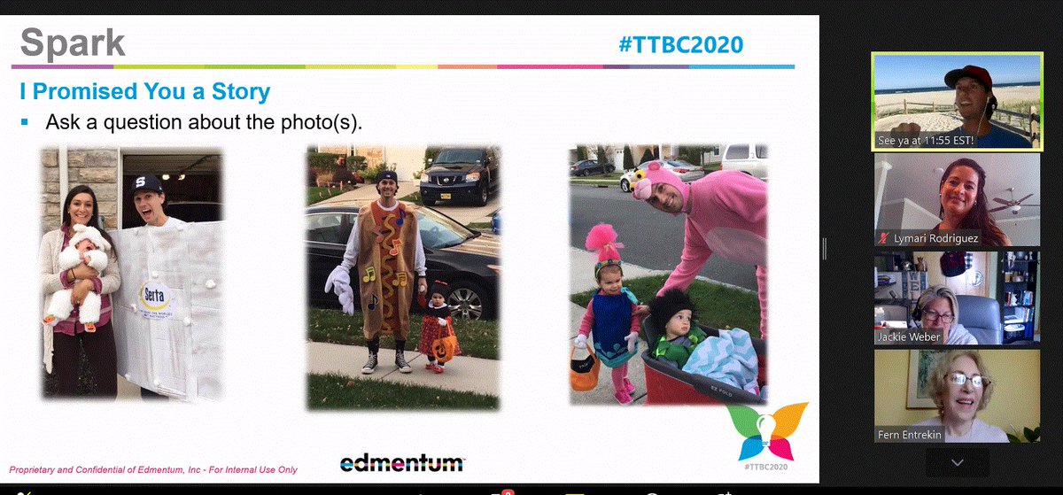 LymariElainas's tweet photo. Best Spark Activity ever! Thank you @gadamstech and @SarikaSimpson for the smiles😁 #TTBC2020 @edmentum https://t.co/3i2laYa9ju