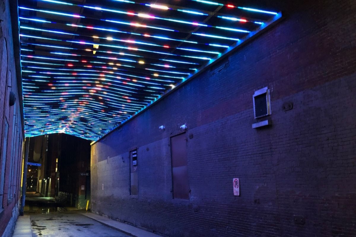 BRITEpeople's tweet photo. Get excited - our team is working on something BIG! We're adding an interactive audio visual display to the Dave Grohl Alley. This installation will be the first of its kind for the Mahoning Valley! But first, we need YOUR support! Learn more and donate:https://t.co/9ZhS63k52H https://t.co/qe0HMzrnSu