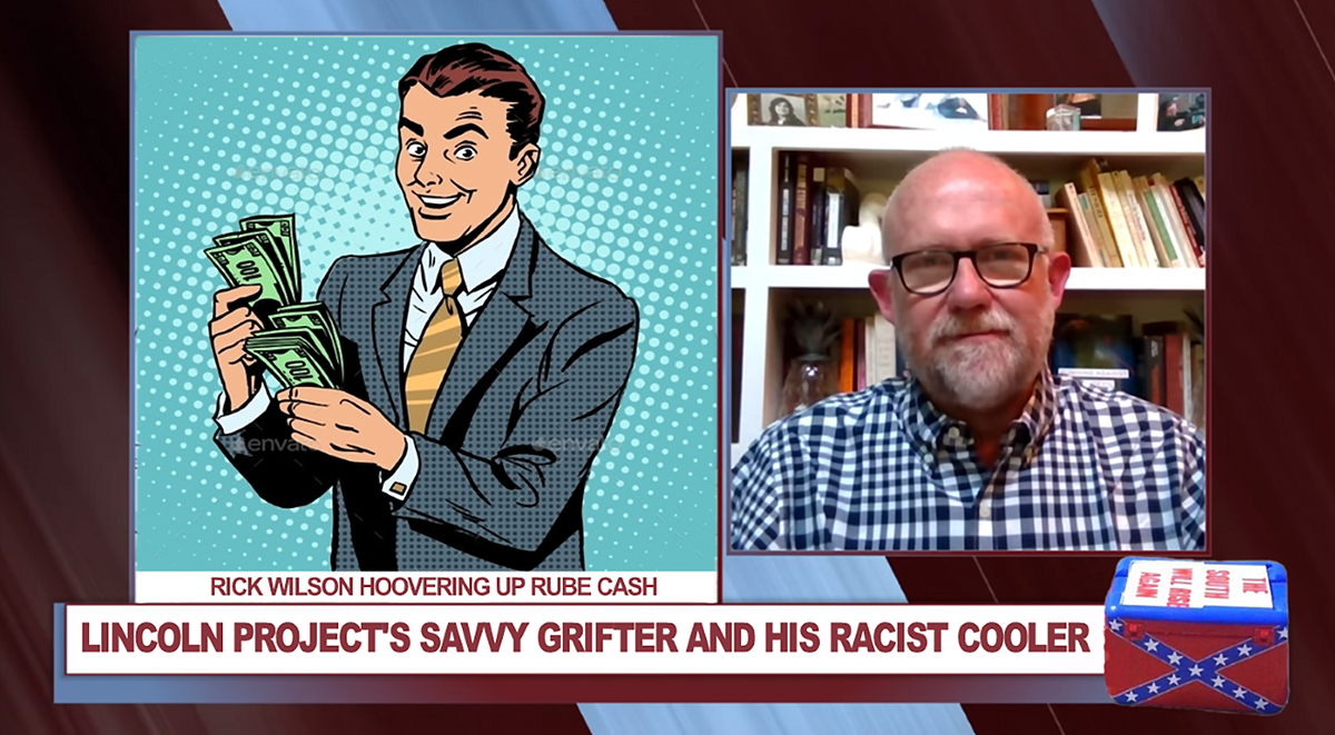 PoliticalClownP's tweet photo. INBOX:

@TheRickWilson @LincolnProject @RonnaMcDaniel

#racistcooler

#coolergate

#confederateapologists

On a scale from 1 to 10, how would you rate your demise you pathetic little swindler?

You got 𝙨𝙖𝙫𝙖𝙜𝙚𝙙 by a cartoon. Ha ha ha! https://t.co/CVojEQ3x1S