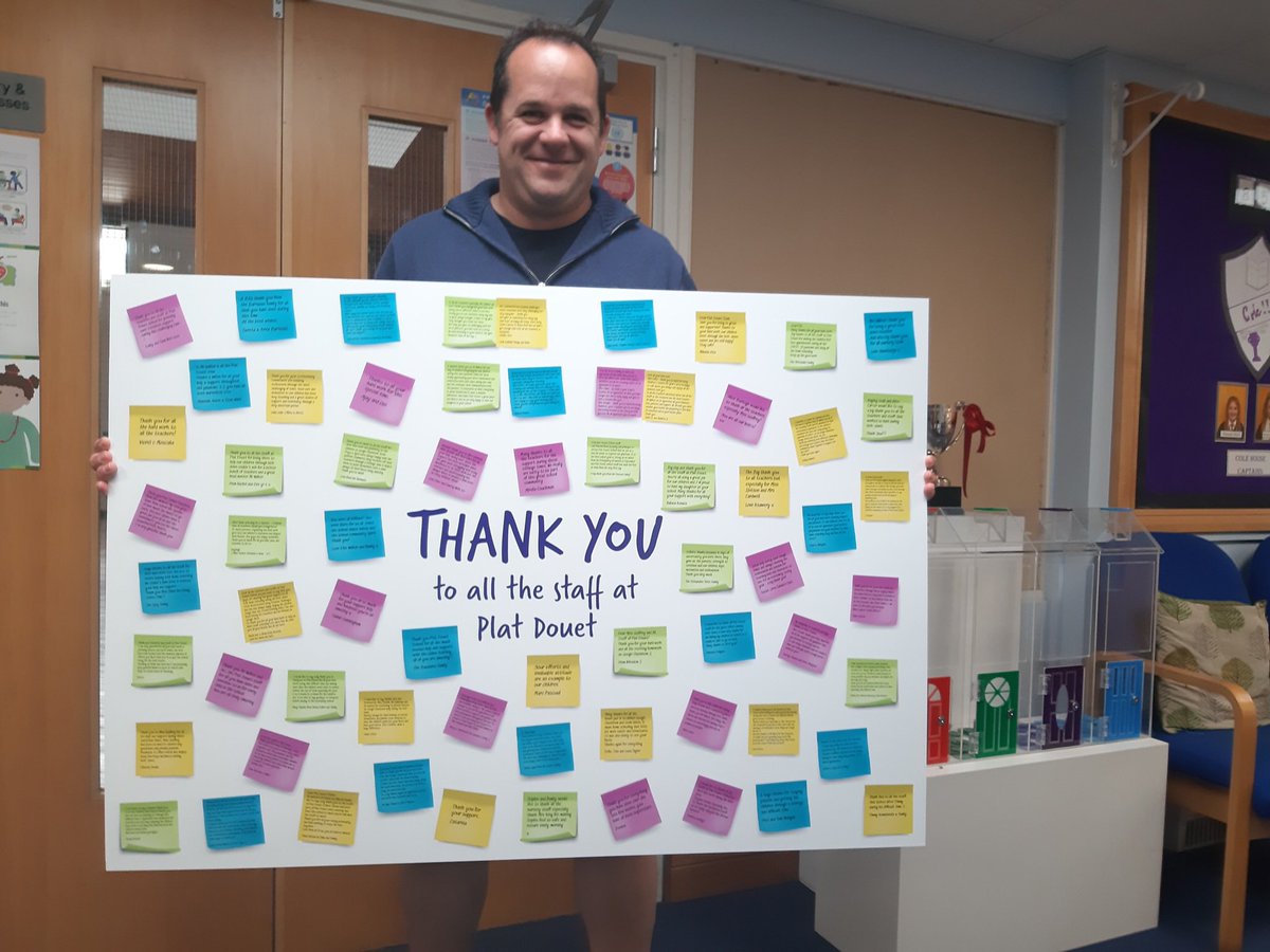What a wonderful gift from the parents of <a href="/platdouetschool/">Plat Douet School</a> - the kind words mean a lot and the staff were overjoyed 😄 #respect #community