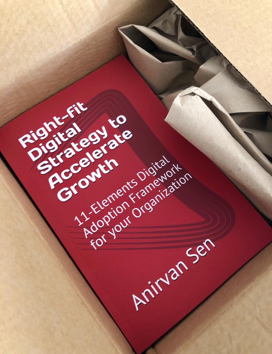 Guess what came by post today?

#digitalstrategy #digitalinnovation #leadership #strategy #firstbook #management #futureready #onlinetraining
