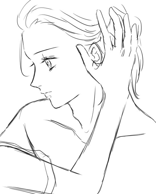 どんだけ頑張ってもこの左側にいるアオイちゃん上手く描けないから断念。うむ。 