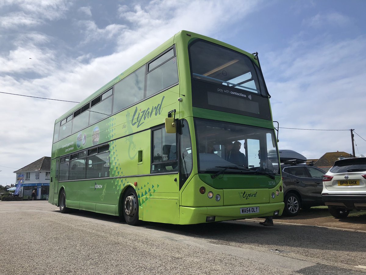 northernline's tweet photo. @TheWorldCupofE2 @mylynxbus @BPL_Transport @by_Kernow @BluestarHQ @CoachesHodgsons @YellowBuses @BusesOfSomerset First Kernow Lizard Lolyne taken last summer at Lizard Point after completing an L1. https://t.co/mTVeL2tDVK