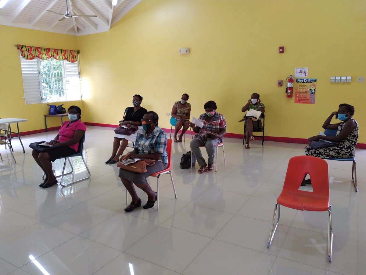 malcolm_karena's tweet photo. Happening Now @ WRC!!! Practitioners observing physical distance while participating in virtual meeting with MOHW. #12StandardsMatter @ECCJA @NORDA1 @Marjammy @melitareid @Kimberl11664162 https://t.co/4BUqRzba21