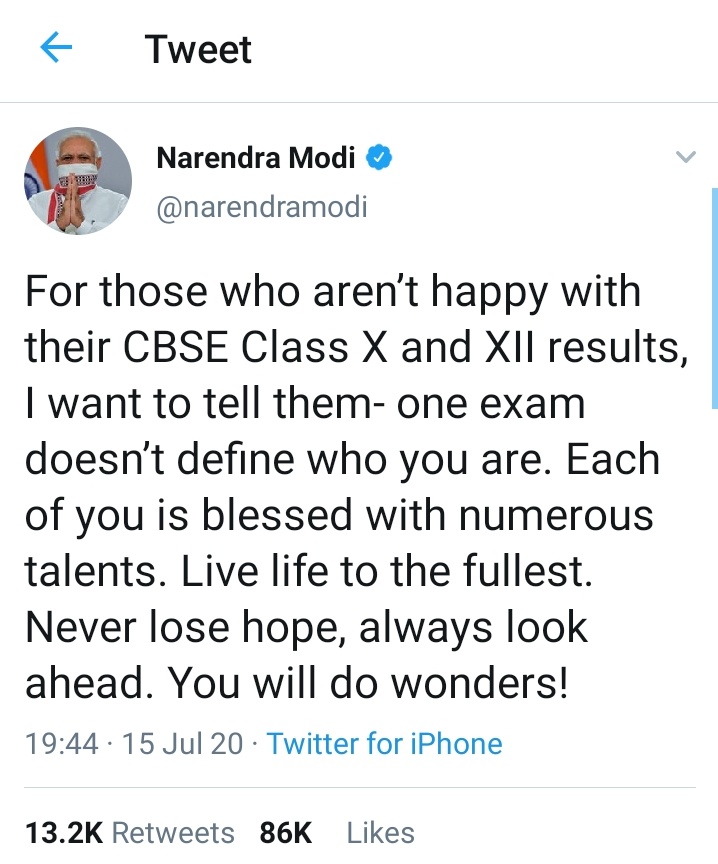 amantanpure's tweet photo. @samant_uday @narendramodi himself addressed that ONE EXAM DOESN'T DEFINE WHO YOU ARE. 
Then why @BSKoshyari &amp; @ugc_india forcing to take exam ?? https://t.co/LeBzOYmzxZ