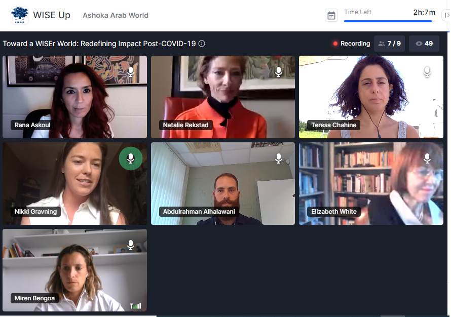 AshokaArabWorld's tweet photo. #Wiseup Day 3: Toward #WISEr World: Redefining #Impact #PostCOVID19
Discover new frameworks for change, How women #socialInnovators #scalingDeep methodologies to protect communities & economies from the negative consequences of the pandemic. #Covid19 #Scaleout #ScaleUp #WomenCan https://t.co/makcqmKQ6H