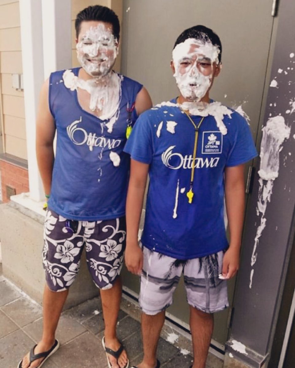 nodrowningott's tweet photo. 💧Aquatic staff remind you to shower with soap at home and arrive at the pool dressed in your bathing suit!
~
😷They may have misunderstood what was meant by mask/face covering...
~
⛱Jokes aside, visit a local @ottawacity @ville_gatineau #WadingPool to cool off! https://t.co/jlEQZJ4DC7