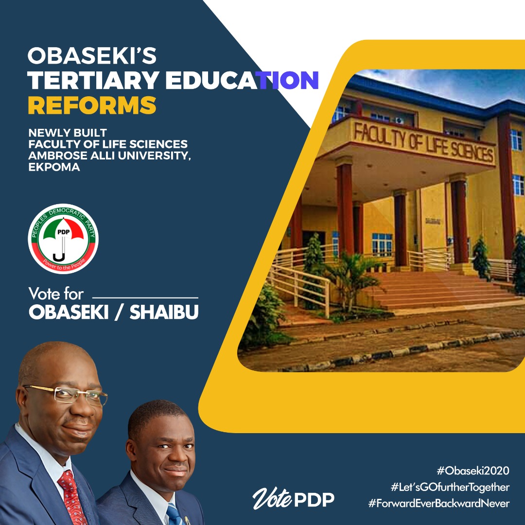 OlaAdene's tweet photo. #WhyIWantObaseki
@GovernorObaseki created SEEFOR Plus, which is 100% funded by @EdoStateGovt and over N10 billion has been committed to this by his administration; it also cuts across all the 18 LGAs of Edo State.
#EdoNextLevel
#LetsGOFurtherTogether
#Obaseki2020 https://t.co/1Qct7sQYkr