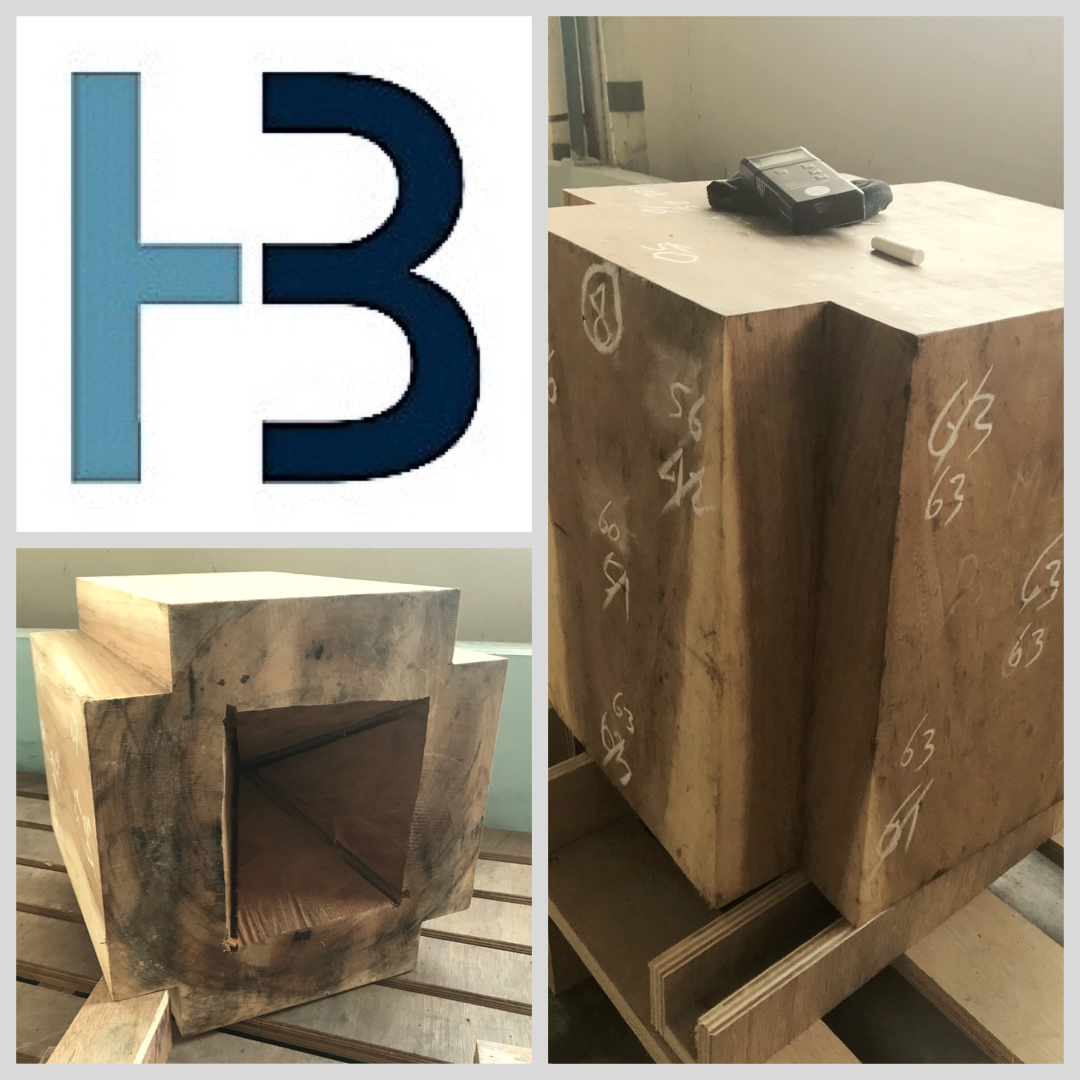 BiscayneH's tweet photo. Here is a solid block of wood that will be made into a side table. Wood is a live material and will naturally crack over time, so the goal is to minimize the amount of major cracking.
 
Can anyone guess what the numbers in white chalk are for? https://t.co/fCZ2mRMIx2