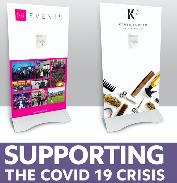 We can now provide you with a personalised company branded automatic free standing hand sanitising unit for your office, reception area etc.

srevents.co.uk/sr-events-new-…

#covid19update #covidsafe #covid19 #staysafe #handsanitiser #workplace