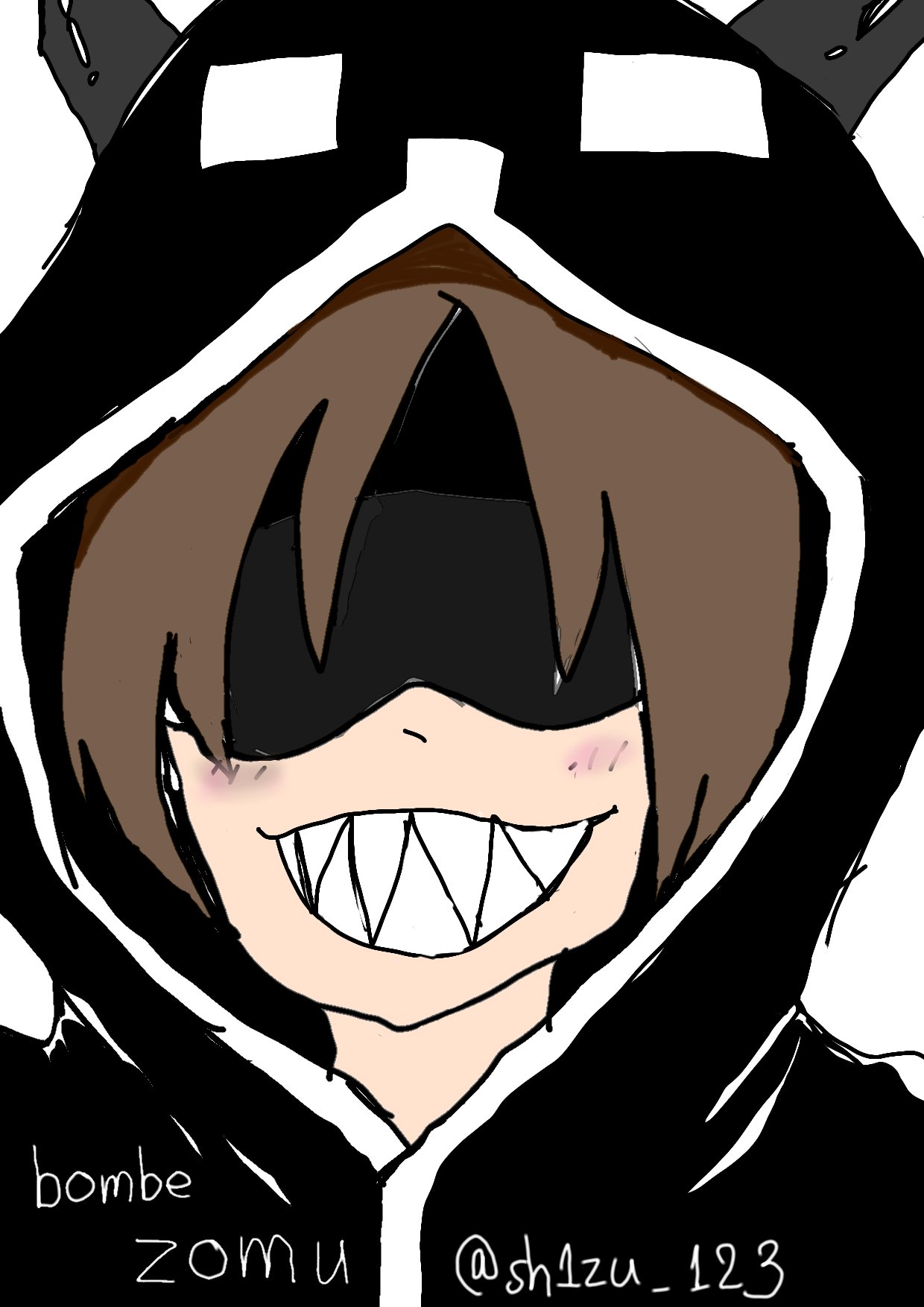 しず 魔界のｿﾞﾑさん見ながら描いたんですが バランスが悪かったx でも折角描いたので 魔界の主役は我々だ ボンベゾム Wrwrd Wrwrdイラスト Wrwrdzm T Co 9gvto0earf Twitter