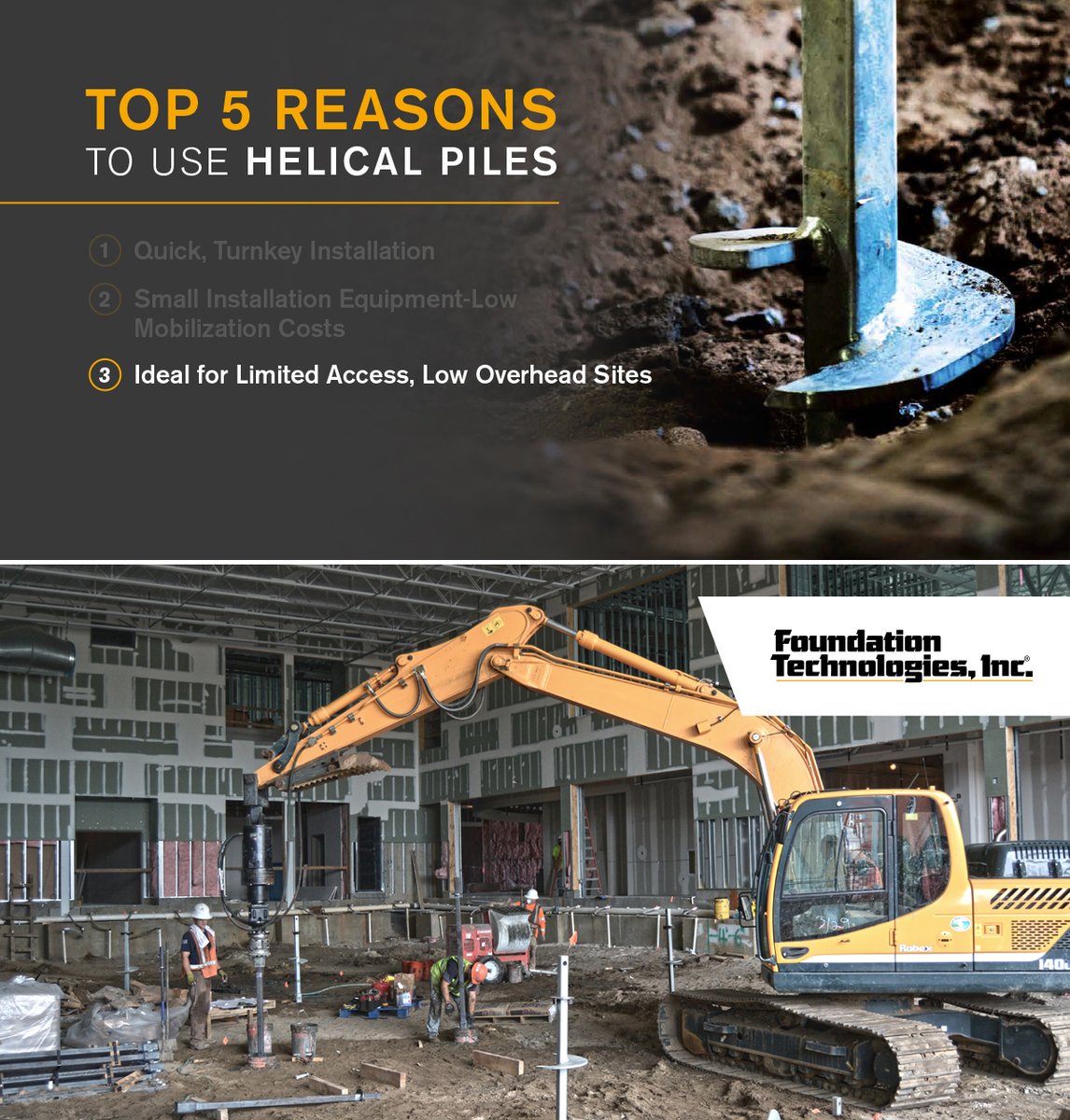 Foundation_Tech's tweet image. CHANCE® Helical Pulldown Micropiles offered the perfect deep foundation solution for the construction of the pool in the Pensacola YMCA’s new state of the art facility. For more information on helical piles for pool applications,  visit foundationtechnologies.com/products/appli…