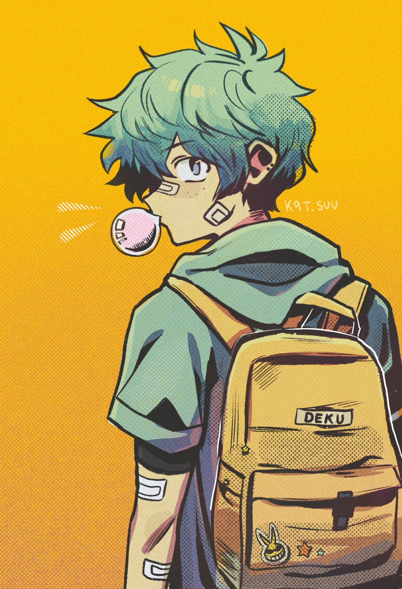 deku backpack yellow