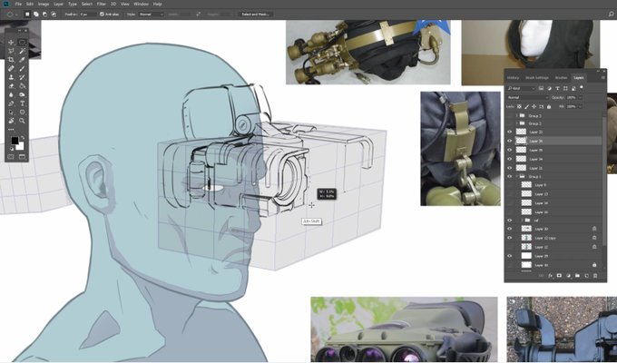 im going to do a tester art stream soon, possibly over the weekend.  im going to show some pre-recorded footage from my recent cold war headgear project. The process i went through with that is what im going to cover with a live brief 